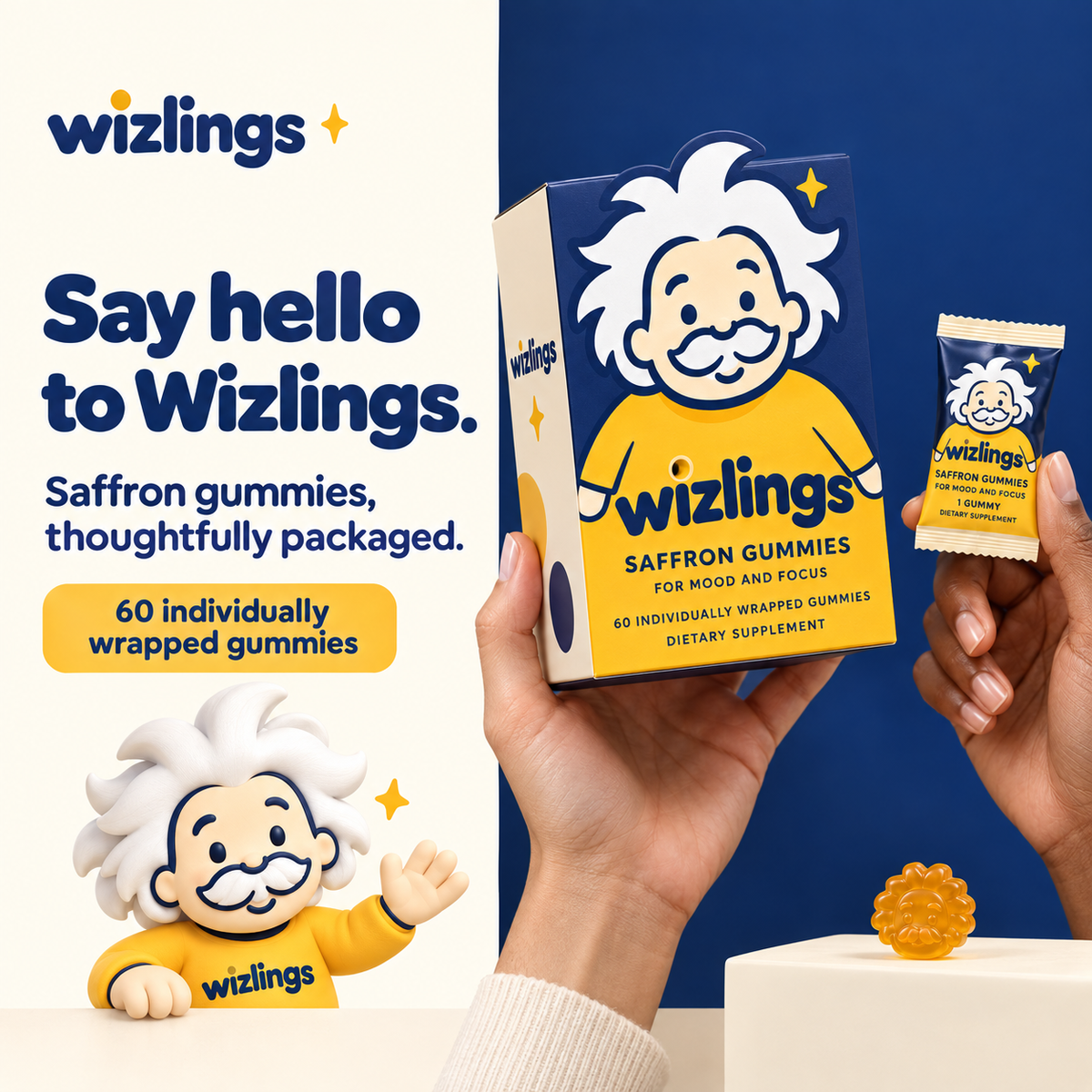 Wizlings Kids Mood & Focus Gummies-The natural choice recommended by therapists